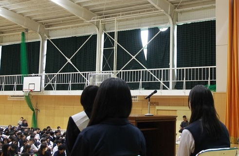 生徒会選挙2IMG_9982 - コピー